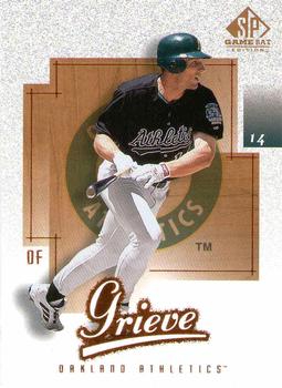 2001 SP Game Bat #5 Ben Grieve Front