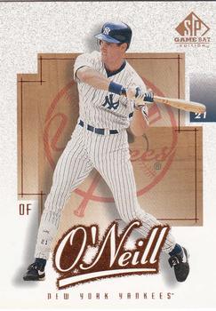 2001 SP Game Bat #41 Paul O'Neill Front