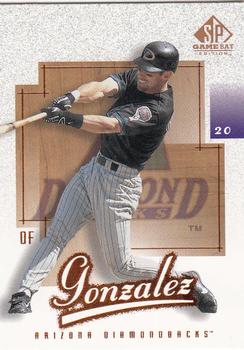 2001 SP Game Bat #62 Luis Gonzalez Front