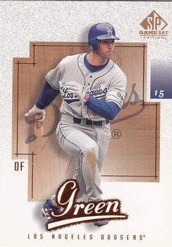 2001 SP Game Bat #64 Shawn Green Front