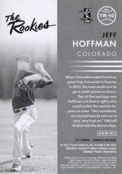 2017 Donruss - The Rookies #TR-10 Jeff Hoffman Back