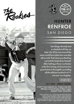 2017 Donruss - The Rookies #TR-11 Hunter Renfroe Back