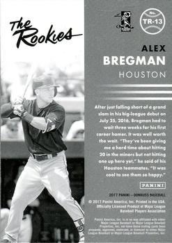 2017 Donruss - The Rookies #TR-13 Alex Bregman Back