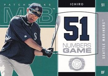 2003 Fleer Patchworks - Numbers Game #1 NG Ichiro Front