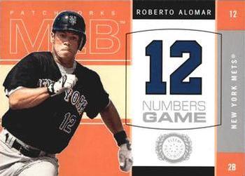 2003 Fleer Patchworks - Numbers Game #12 NG Roberto Alomar Front