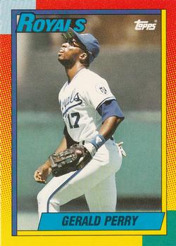 1990 Topps Traded #92T Gerald Perry Front