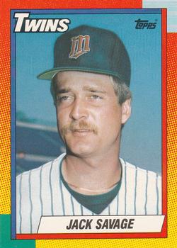 1990 Topps Traded #111T Jack Savage Front