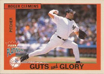 2003 Fleer Platinum - Guts and Glory #16 GG Roger Clemens Front