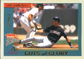 2003 Fleer Platinum - Guts and Glory #9 GG Luis Gonzalez Front
