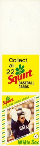 1982 Topps Squirt - Panels #8 Carlton Fisk Front