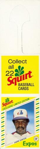 1982 Topps Squirt - Panels #17 Andre Dawson Front