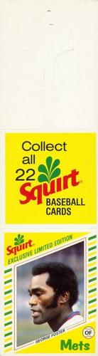 1982 Topps Squirt - Panels #18 George Foster Front