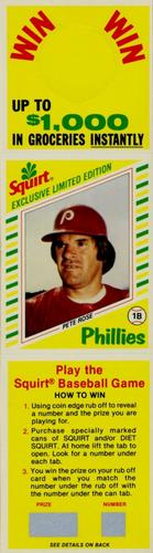 1982 Topps Squirt - Panels Game Bottom #12 Pete Rose Front