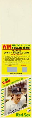 1982 Topps Squirt - Panels Game Top #2 Jerry Remy Front