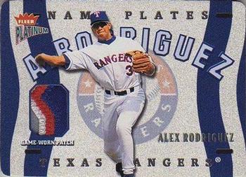 2003 Fleer Platinum - Nameplates #N-AR Alex Rodriguez Front
