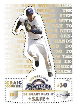 2011 Milwaukee Brewers Police #NNO Craig Counsell Front
