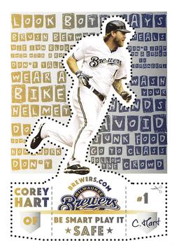2011 Milwaukee Brewers Police #NNO Corey Hart Front
