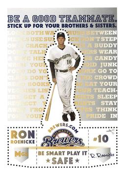 2011 Milwaukee Brewers Police #NNO Ron Roenicke Front