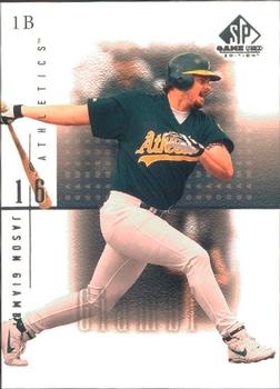 2001 SP Game Used Edition #4 Jason Giambi Front