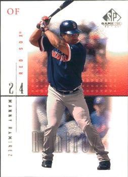 2001 SP Game Used Edition #18 Manny Ramirez Front