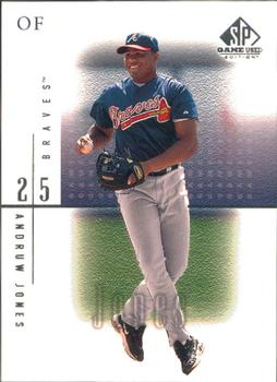 2001 SP Game Used Edition #33 Andruw Jones Front