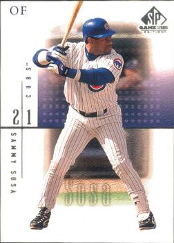 2001 SP Game Used Edition #38 Sammy Sosa Front