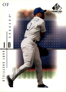 2001 SP Game Used Edition #42 Gary Sheffield Front