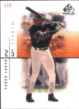 2001 SP Game Used Edition #46 Barry Bonds Front
