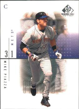 2001 SP Game Used Edition #50 Mike Piazza Front