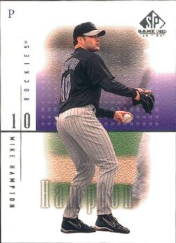 2001 SP Game Used Edition #58 Mike Hampton Front