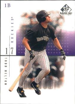 2001 SP Game Used Edition #59 Todd Helton Front