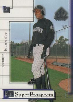 2001 SP Game Used Edition #77 Juan Uribe Front