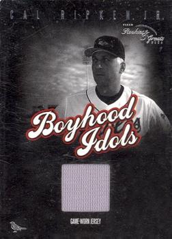 2003 Fleer Rookies & Greats - Boyhood Idols Game Used #BI-CR Cal Ripken Jr. Front