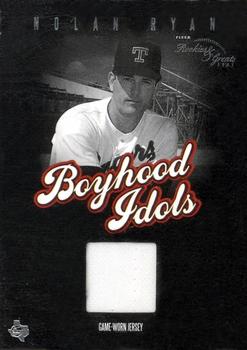 2003 Fleer Rookies & Greats - Boyhood Idols Game Used #BI-NR Nolan Ryan Front