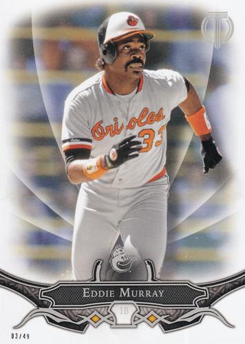 2016 Topps Tribute 5x7 #55 Eddie Murray Front
