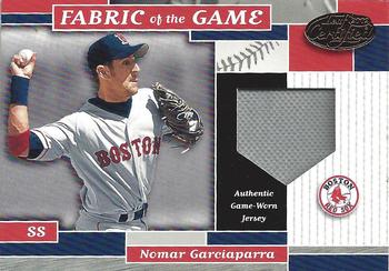 2002 Leaf Certified - Fabric of the Game Base #FG 20 Nomar Garciaparra Front