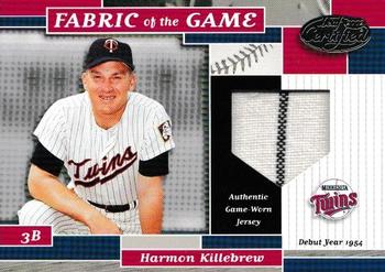 2002 Leaf Certified - Fabric of the Game Debut Year #FG 7 Harmon Killebrew Front