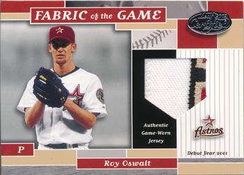 2002 Leaf Certified - Fabric of the Game Debut Year #FG 127 Roy Oswalt Front
