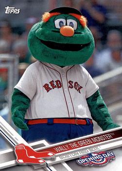 2017 Topps Opening Day - Mascots #M-24 Wally the Green Monster Front