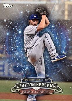 2017 Topps Opening Day - Opening Day Stars #ODS-15 Clayton Kershaw Front