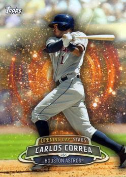 2017 Topps Opening Day - Opening Day Stars #ODS-44 Carlos Correa Front