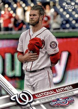 2017 Topps Opening Day - National Anthem #NA-4 Bryce Harper Front
