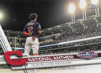2017 Topps Opening Day - National Anthem #NA-10 Francisco Lindor Front