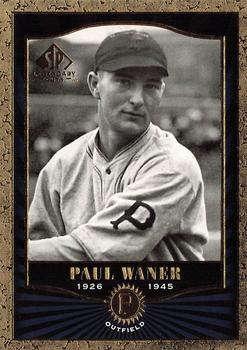 2001 SP Legendary Cuts #59 Paul Waner Front