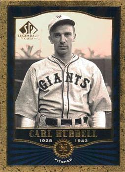 2001 SP Legendary Cuts #38 Carl Hubbell Front