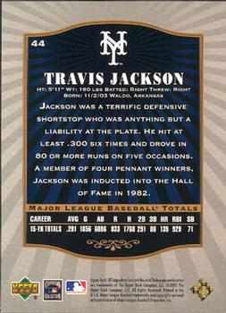 2001 SP Legendary Cuts #44 Travis Jackson Back