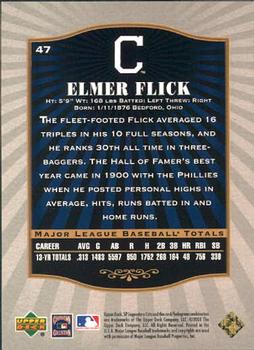 2001 SP Legendary Cuts #47 Elmer Flick Back