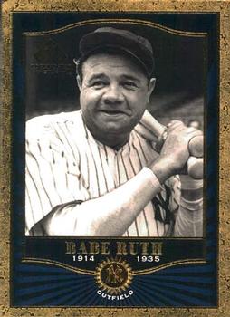 2001 SP Legendary Cuts #78 Babe Ruth Front