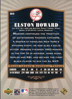2001 SP Legendary Cuts #80 Elston Howard Back