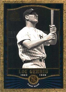 2001 SP Legendary Cuts #83 Lou Gehrig Front